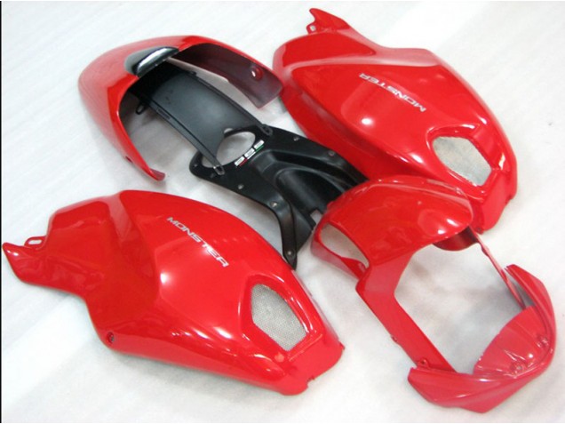 Rot Monster Ducati Monster 696 2008-2012 Motorrad Verkleidungen Rot Monster Ducati Monster 696 2008-2012 Motorrad Verkleidungen