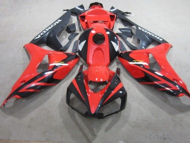 Rot Schwarz Fireblade Honda CBR 1000 RR 2006-2007 Motorrad Verkleidungen