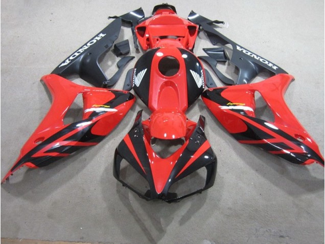 Rot Schwarz Fireblade Honda CBR 1000 RR 2006-2007 Motorrad Verkleidungen Rot Schwarz Fireblade Honda CBR 1000 RR 2006-2007 Motorrad Verkleidungen