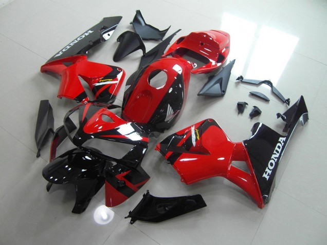 Rot Schwarz Honda CBR 600 RR 2005-2006 Motorrad Verkleidung Rot Schwarz Honda CBR 600 RR 2005-2006 Motorrad Verkleidung