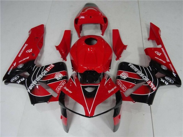 Rot Schwarz Honda CBR 600 RR 2005-2006 Motorrad Verkleidung & Plastik Rot Schwarz Honda CBR 600 RR 2005-2006 Motorrad Verkleidung & Plastik