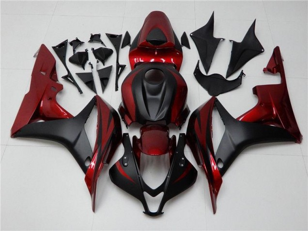 Rot Schwarz Honda CBR 600 RR 2007-2008 Motorrad Verkleidungen Rot Schwarz Honda CBR 600 RR 2007-2008 Motorrad Verkleidungen