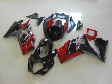 Rot Schwarz Kein Aufkleber Suzuki GSXR 1000 K7 2007-2008 Motorrad Verkleidungen