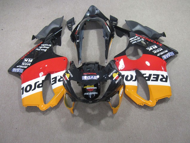 Rot Schwarz Repsol Honda CBR 600 F4 1999-2000 Motorrad Verkleidungen Rot Schwarz Repsol Honda CBR 600 F4 1999-2000 Motorrad Verkleidungen