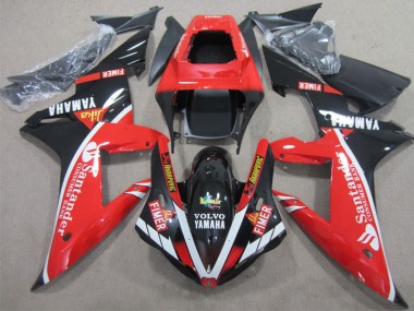 Rot Schwarz SantUnder Yamaha R1 2002-2003 Motorrad Verkleidungen