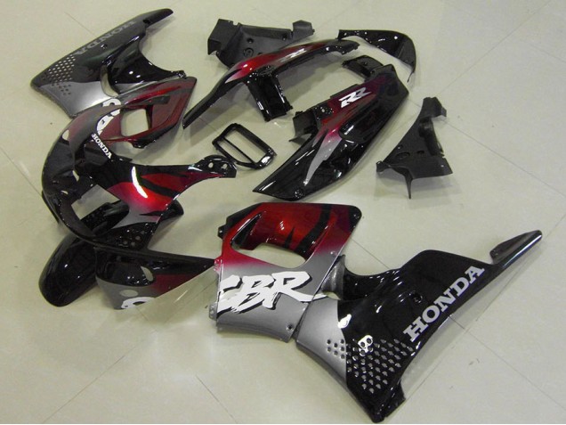 Rot Schwarz Silber Honda CBR 900 RR 893 1996-1997 Motorrad Verkleidungen Rot Schwarz Silber Honda CBR 900 RR 893 1996-1997 Motorrad Verkleidungen