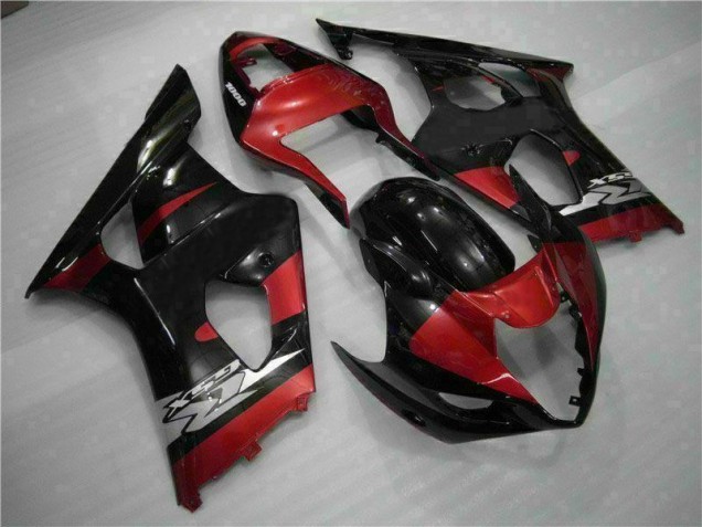 Rot Schwarz Suzuki GSXR 1000 K3 2003-2004 Motorrad Verkleidungen Rot Schwarz Suzuki GSXR 1000 K3 2003-2004 Motorrad Verkleidungen