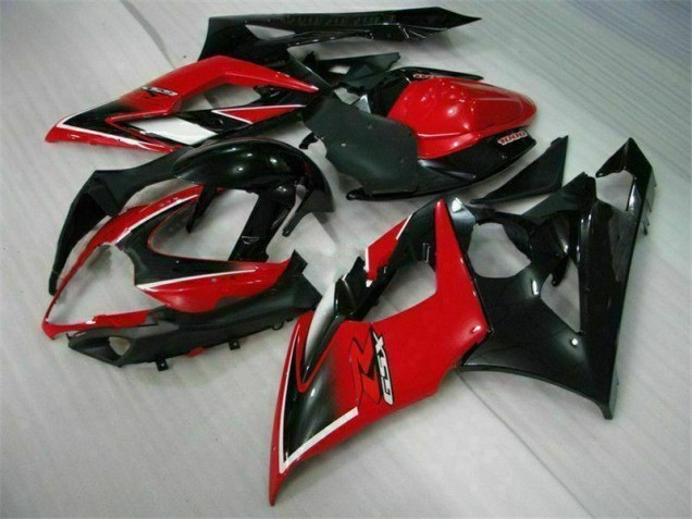 Rot Schwarz Suzuki GSXR 1000 K5 2005-2006 Motorrad VollVerkleidungen & Plastik Rot Schwarz Suzuki GSXR 1000 K5 2005-2006 Motorrad VollVerkleidungen & Plastik