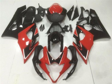 Rot Schwarz Suzuki GSXR 1000 K5 2005-2006 Motorrad Vollverkleidung