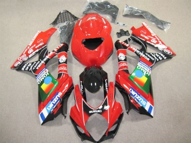 Rot Schwarz Suzuki GSXR 1000 K7 2007-2008 Motorrad Verkleidung