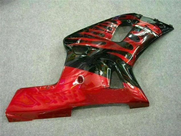 Rot Schwarz Suzuki GSXR 600 / 750 K1 K2 K3 2001-2003 Motorrad Verkleidungen Rot Schwarz Suzuki GSXR 600 / 750 K1 K2 K3 2001-2003 Motorrad Verkleidungen