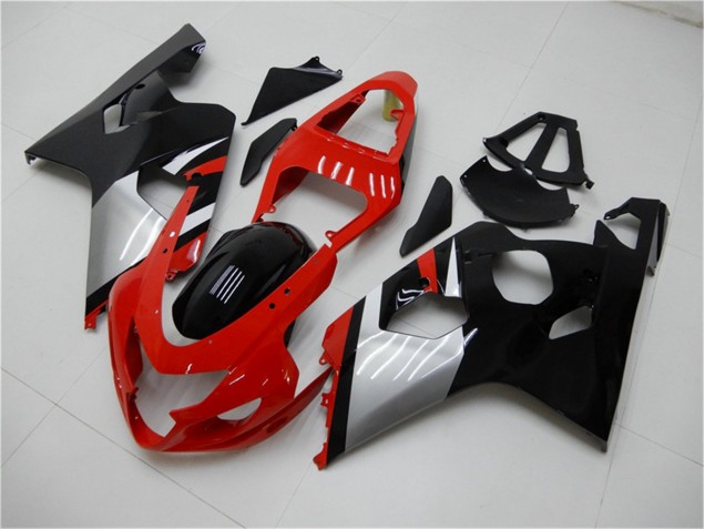 Rot Schwarz Suzuki GSXR 600 / 750 K4 2004-2005 Motorrad Verkleidungen Rot Schwarz Suzuki GSXR 600 / 750 K4 2004-2005 Motorrad Verkleidungen