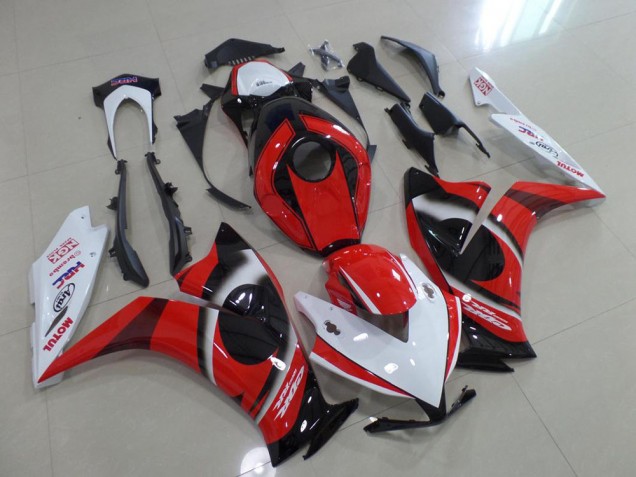 Rot Schwarz Weiß Honda CBR 1000 RR 2012-2016 Motorrad Verkleidungen Rot Schwarz Weiß Honda CBR 1000 RR 2012-2016 Motorrad Verkleidungen