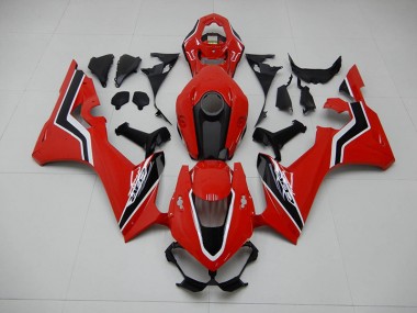 Rot Schwarz Weiß Honda CBR 1000 RR 2017-2023 Motorrad Verkleidungen