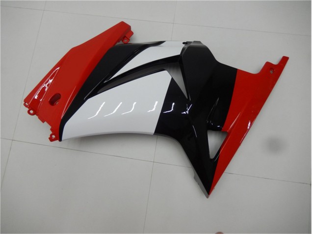 Rot Schwarz Weiß Kawasaki EX250 2008-2012 Motorrad Verkleidungen Rot Schwarz Weiß Kawasaki EX250 2008-2012 Motorrad Verkleidungen