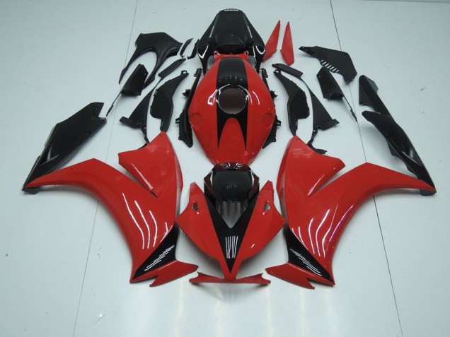 Rot Schwarz ohne Aufkleber Honda CBR 1000 RR 2012-2016 Motorrad Verkleidungen Rot Schwarz ohne Aufkleber Honda CBR 1000 RR 2012-2016 Motorrad Verkleidungen