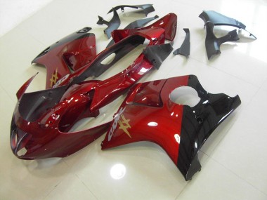 Rot Schwarzbird Honda CBR 1100 XX Blackbird 1996-2007 Motorrad Verkleidungen