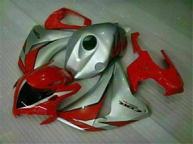 Rot Silber Honda CBR 1000 RR 2008-2011 Motorrad Verkleidung Rot Silber Honda CBR 1000 RR 2008-2011 Motorrad Verkleidung