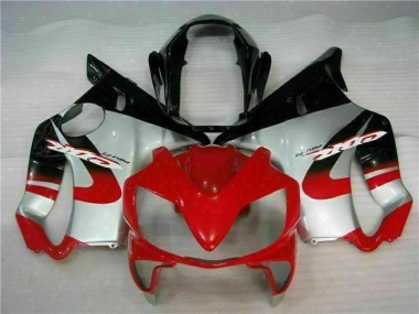Rot Silber Honda CBR 600 F4i 2004-2007 Motorrad Verkleidung