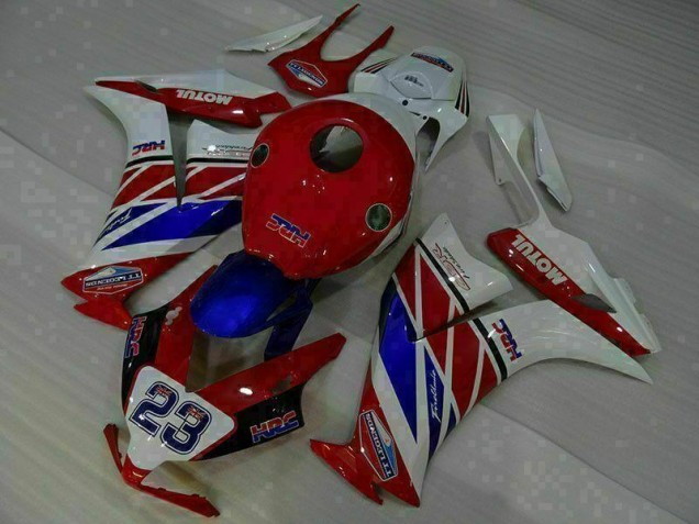 Rot Weiß Blau 23 Honda CBR 1000 RR 2012-2016 Motorrad Verkleidungen Rot Weiß Blau 23 Honda CBR 1000 RR 2012-2016 Motorrad Verkleidungen