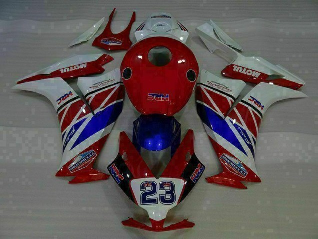 Rot Weiß Blau 23 Honda CBR 1000 RR 2012-2016 Motorrad Verkleidungen Rot Weiß Blau 23 Honda CBR 1000 RR 2012-2016 Motorrad Verkleidungen