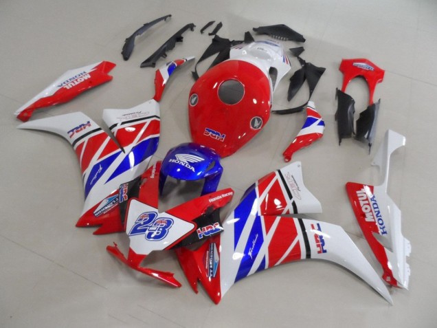 Rot Weiß Blau HRC 23 Honda CBR 1000 RR 2012-2016 Motorrad Verkleidungen Rot Weiß Blau HRC 23 Honda CBR 1000 RR 2012-2016 Motorrad Verkleidungen