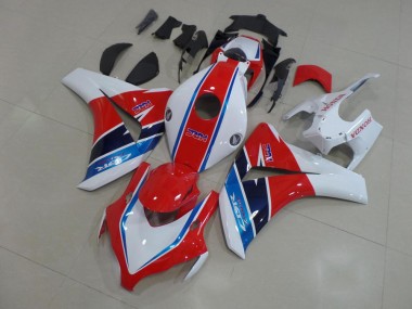 Rot Weiß Blau HRC Honda CBR 1000 RR 2008-2011 Motorrad Verkleidung