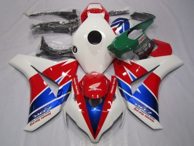 Rot Weiß Blau Honda CBR 1000 RR 2008-2011 Motorrad Verkleidung