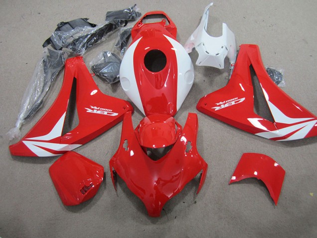 Rot Weiß Fireblade Honda CBR 1000 RR 2008-2011 Motorrad Verkleidungen Rot Weiß Fireblade Honda CBR 1000 RR 2008-2011 Motorrad Verkleidungen