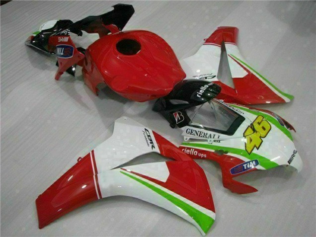 Rot Weiß Honda CBR 1000 RR 2008-2011 Motorrad Verkleidung Rot Weiß Honda CBR 1000 RR 2008-2011 Motorrad Verkleidung