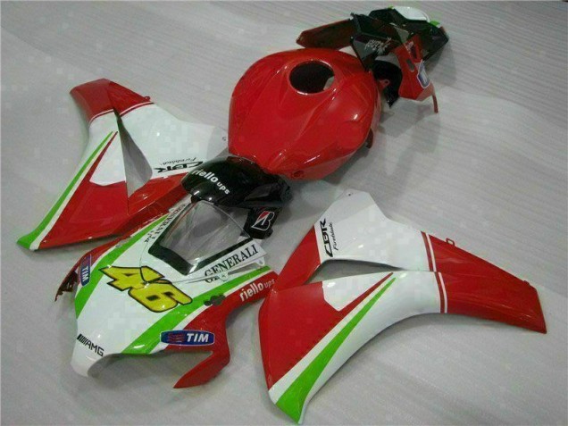 Rot Weiß Honda CBR 1000 RR 2008-2011 Motorrad Verkleidung Rot Weiß Honda CBR 1000 RR 2008-2011 Motorrad Verkleidung