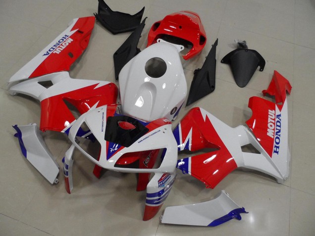 Rot Weiß Honda CBR 600 RR 2005-2006 Motorrad Verkleidungen Rot Weiß Honda CBR 600 RR 2005-2006 Motorrad Verkleidungen