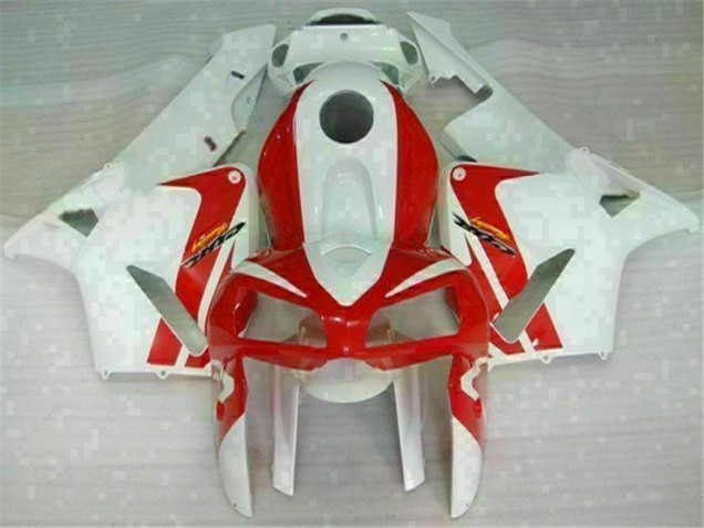 Rot Weiß Honda CBR 600 RR 2005-2006 Motorrad Verkleidungen & Plastik Rot Weiß Honda CBR 600 RR 2005-2006 Motorrad Verkleidungen & Plastik
