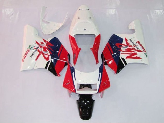 Rot Weiß Honda NSR 250 MC28 P4 1994-1996 Motorrad Verkleidungen