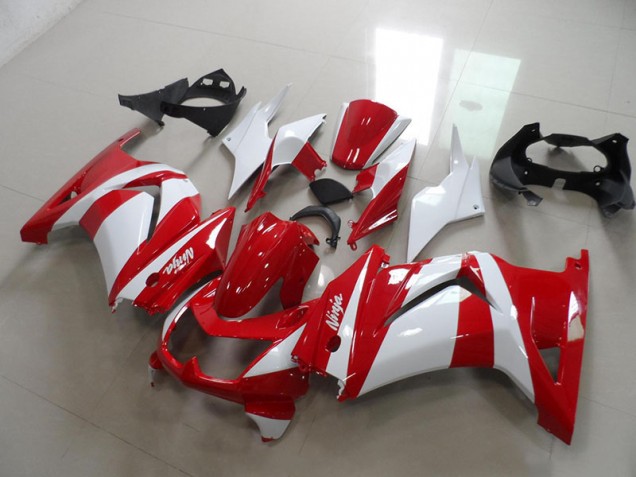 Rot Weiß Kawasaki ZX 250R 2008-2012 Motorrad Verkleidungen Rot Weiß Kawasaki ZX 250R 2008-2012 Motorrad Verkleidungen