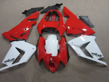 Rot Weiß Ninja Kawasaki ZX10R 2003-2005 Motorrad Verkleidungen