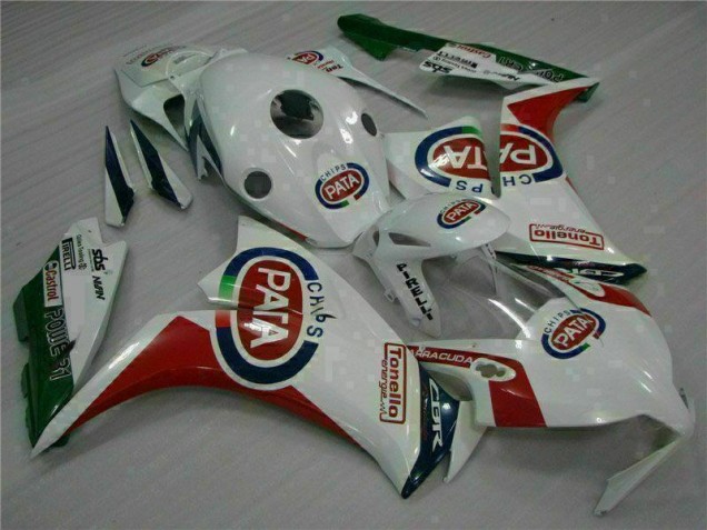 Rot Weiß PATA Honda CBR 1000 RR 2012-2016 Motorrad Verkleidung Rot Weiß PATA Honda CBR 1000 RR 2012-2016 Motorrad Verkleidung