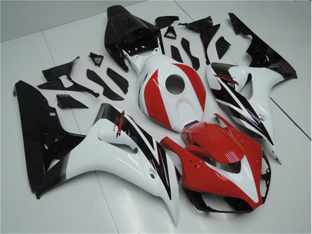 Rot Weiß Schwarz Honda CBR 1000 RR 2006-2007 Motorrad Verkleidung Rot Weiß Schwarz Honda CBR 1000 RR 2006-2007 Motorrad Verkleidung