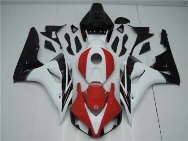 Rot Weiß Schwarz Honda CBR 1000 RR 2006-2007 Motorrad Verkleidung