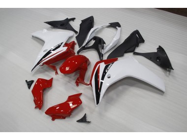 Rot Weiß Schwarz Honda CBR 600 F 2011-2013 Motorrad Verkleidungen