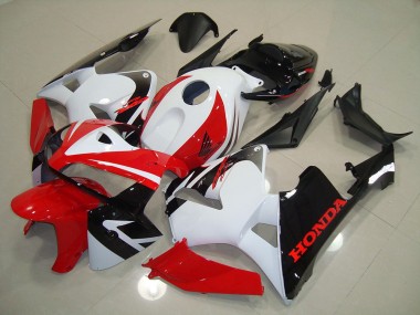 Rot Weiß Schwarz Honda CBR 600 RR 2005-2006 Motorrad Verkleidung