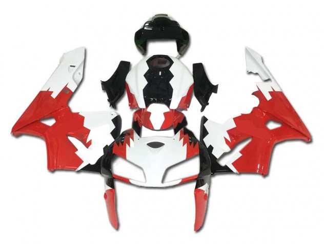 Rot Weiß Schwarz Honda CBR 600 RR 2005-2006 Motorrad Vollverkleidung Rot Weiß Schwarz Honda CBR 600 RR 2005-2006 Motorrad Vollverkleidung
