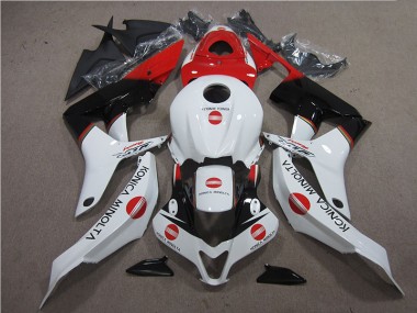 Rot Weiß Schwarz Konica Minolta Honda CBR 600 RR 2007-2008 Motorrad Verkleidungen