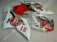 Rot Weiß Suzuki GSXR 1000 K5 2005-2006 Motorrad Verkleidungen Rot Weiß Suzuki GSXR 1000 K5 2005-2006 Motorrad Verkleidungen