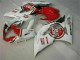 Rot Weiß Suzuki GSXR 1000 K5 2005-2006 Motorrad Verkleidungen Rot Weiß Suzuki GSXR 1000 K5 2005-2006 Motorrad Verkleidungen