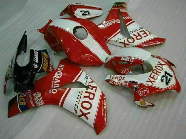 Rot Xerox 21 Honda CBR 1000 RR 2008-2011 Motorrad Verkleidungen Rot Xerox 21 Honda CBR 1000 RR 2008-2011 Motorrad Verkleidungen