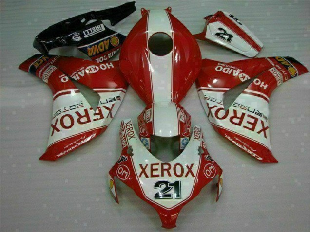 Rot Xerox 21 Honda CBR 1000 RR 2008-2011 Motorrad Verkleidungen Rot Xerox 21 Honda CBR 1000 RR 2008-2011 Motorrad Verkleidungen
