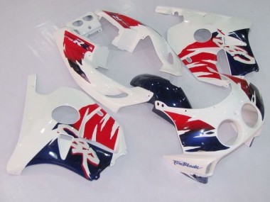 Rot und Blau Honda CBR 250 RR MC19 1988-1989 Motorrad Verkleidungen