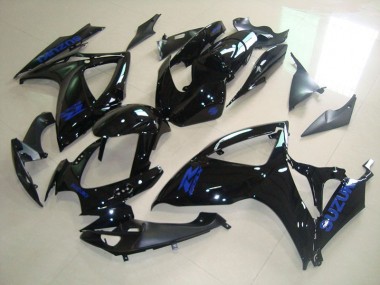 Schwarz Blau Aufkleber Suzuki GSXR 750 K6 2006-2007 Motorrad Verkleidungen