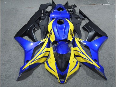 Schwarz Blau Gelb Honda CBR 600 RR 2007-2008 Motorrad Verkleidungen